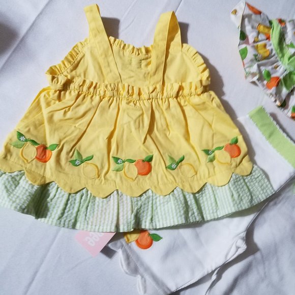 Gymboree Lemon Bumblebee NWT 12-18 month Summer Outfit. - Picture 5 of 5